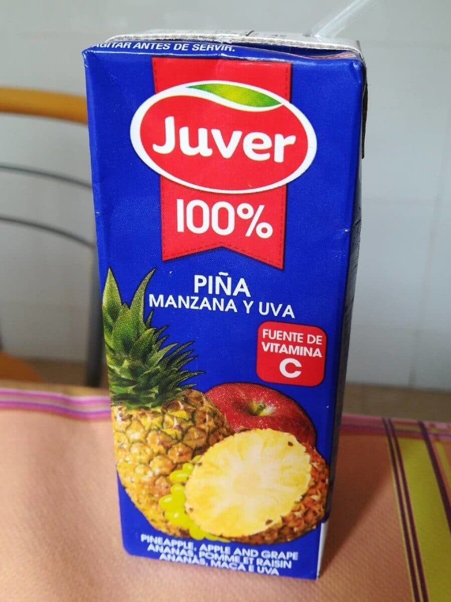 Juver Zumo de Piña, Manzana y Uva packshot