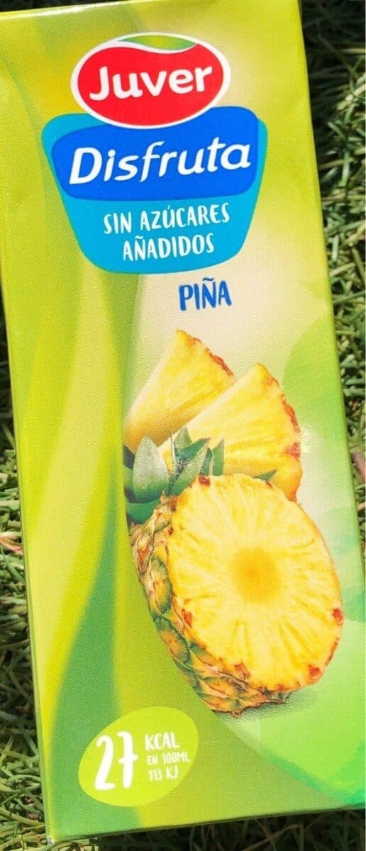 Juver Disfruta sin azúcares añadidos piña packshot