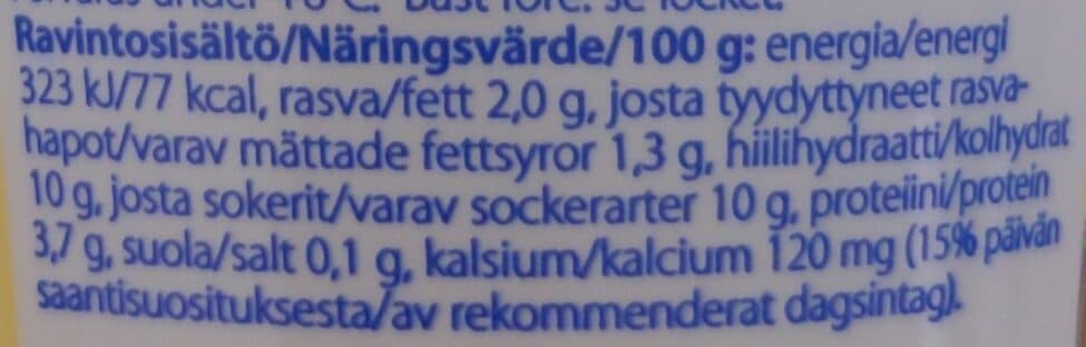 Arla Perinteinen päärynä-vanilja packshot