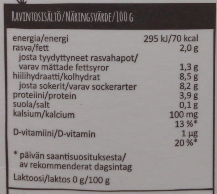Arla Luonto + mustikka packshot