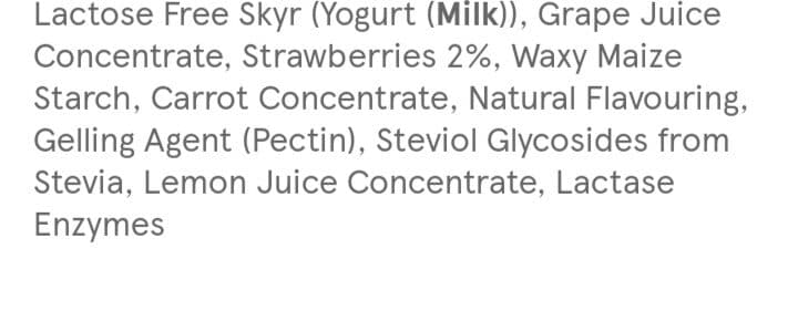 Arla Strawberry Protein Yogurt with Sweetener packshot