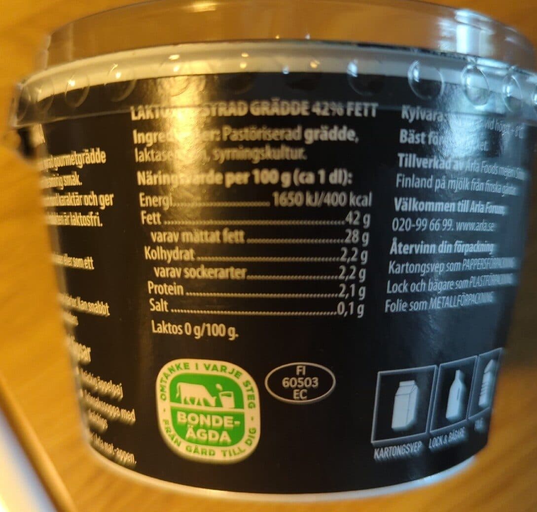 Arla Köket Smetana packshot