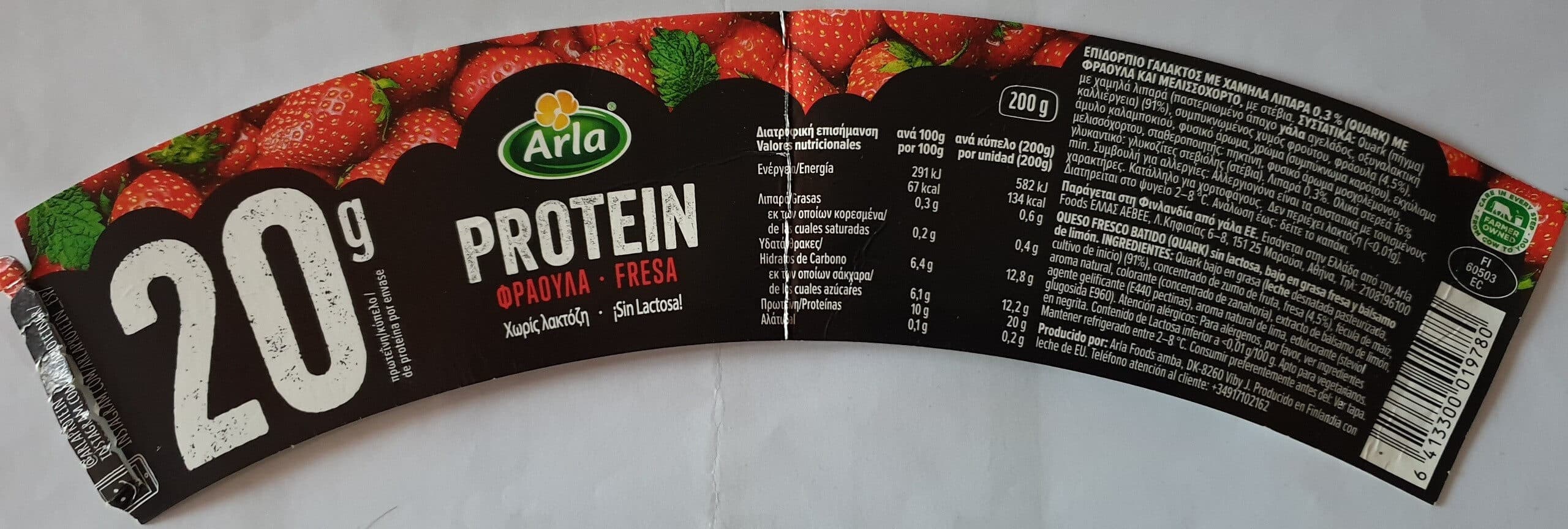 Arla Protein Fresa packshot