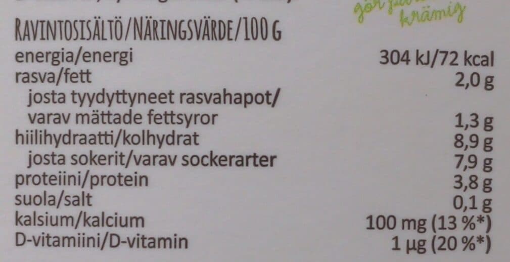 Arla Luonto + päärynä packshot