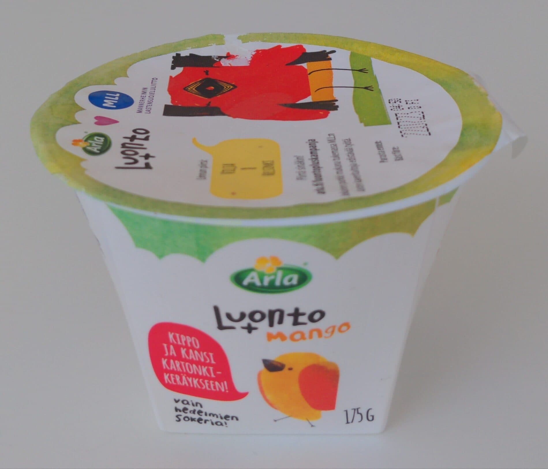 Arla Luonto+ mangojogurtti packshot
