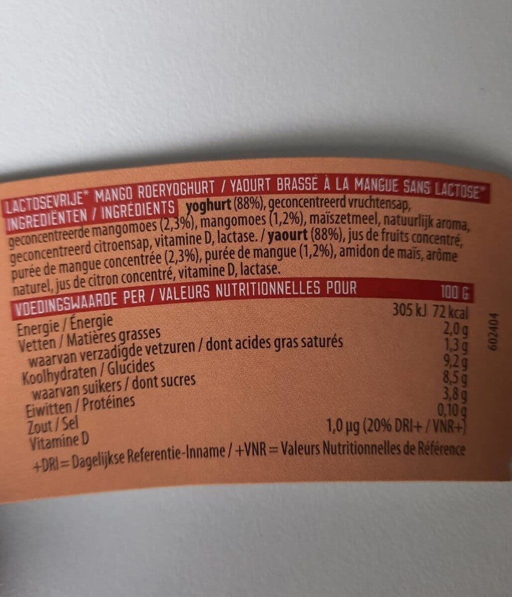 Arla Yogurt mangue lacto free packshot