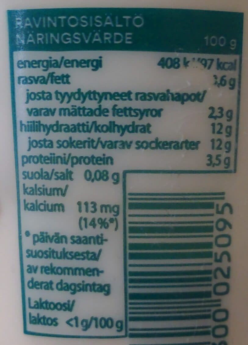 Arla Kalinka Päärynä-Vaniljs packshot