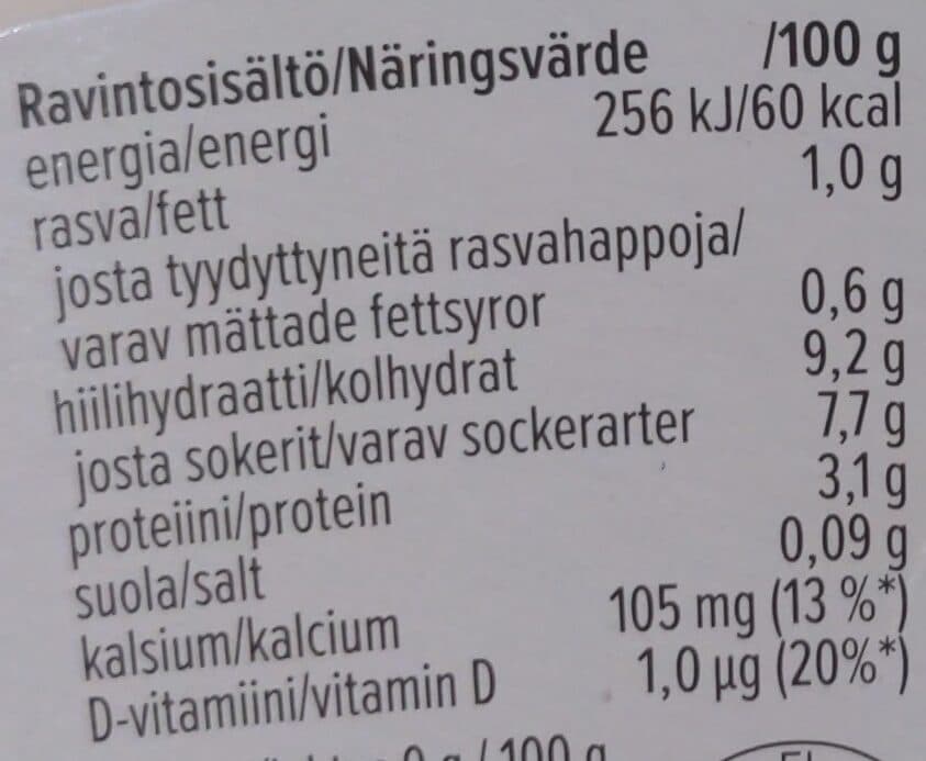 Arla Viili Luonto + vadelma packshot