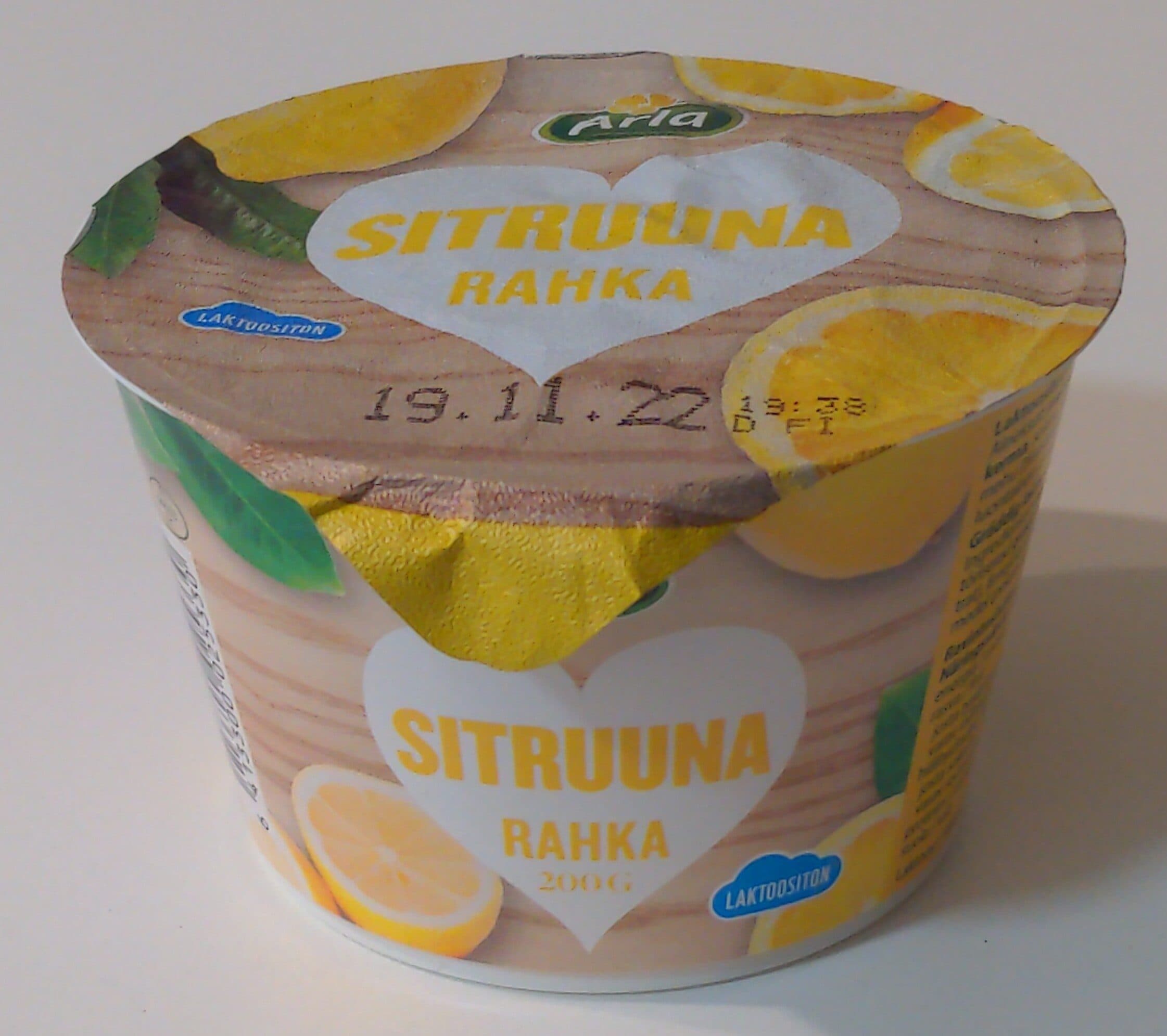 Arla Sitruunarahka packshot