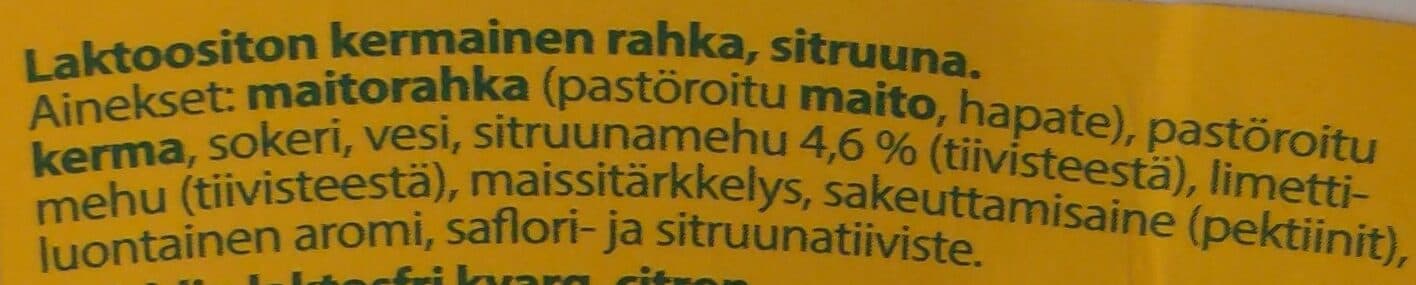 Arla Sitruunarahka packshot