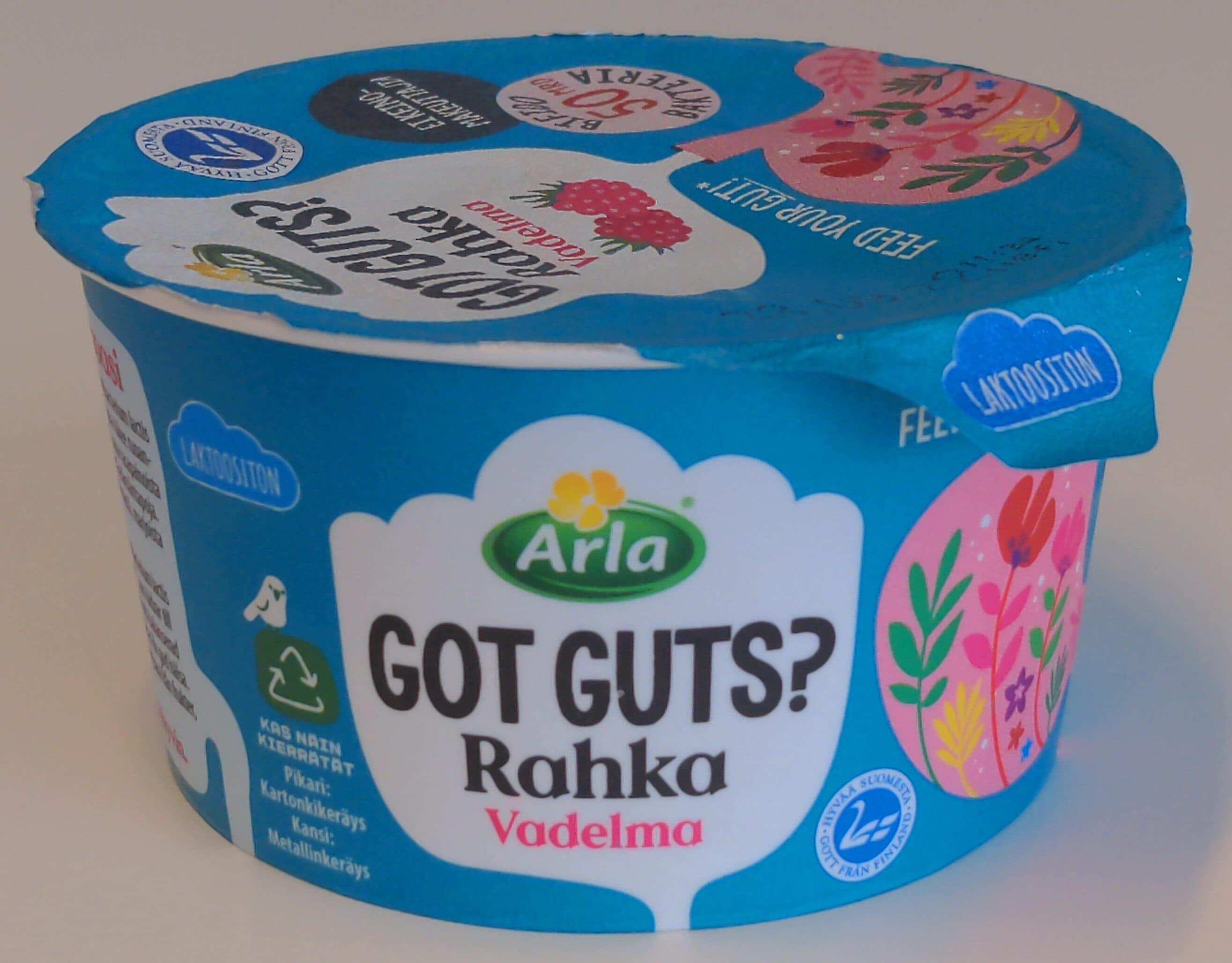 Arla Rahka vadelma packshot