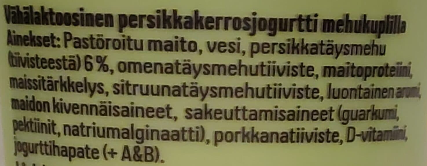Arla Poksis Persikka Kerrosjogurtti packshot