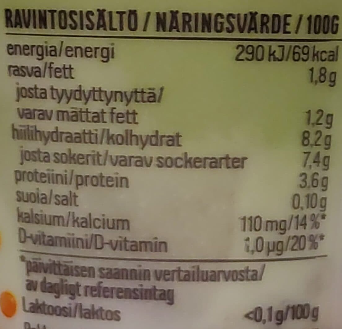 Arla Poksis persikka packshot