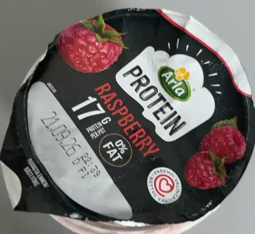 Arla Vadelmarahka packshot