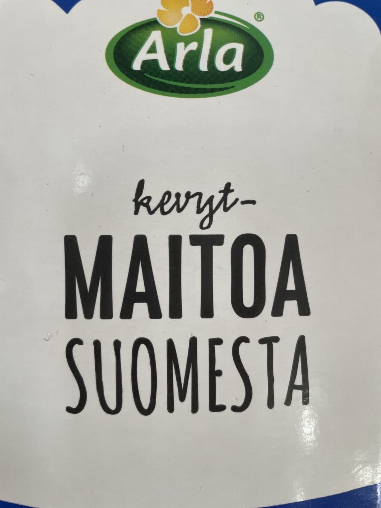Arla Kevytmaitoa Suomesta packshot