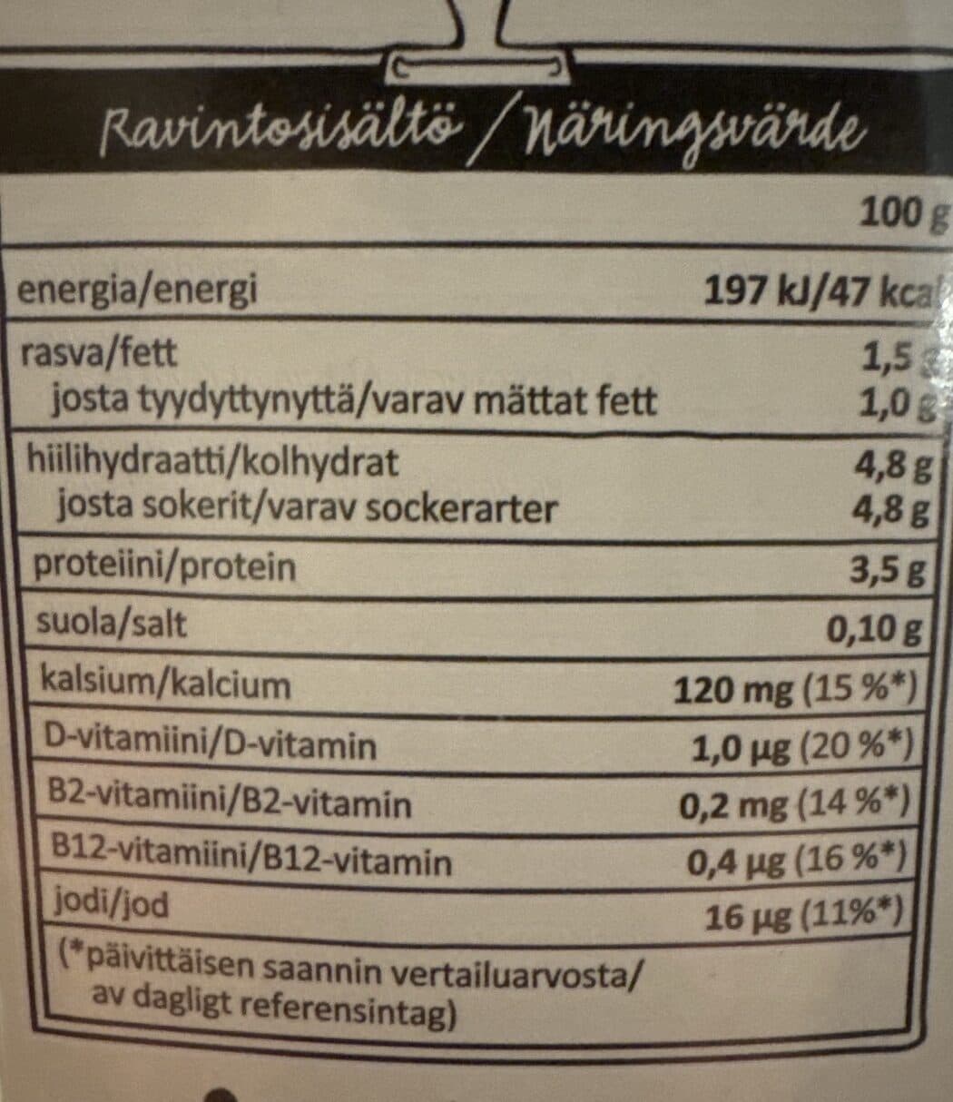 Arla Kevytmaitoa Suomesta packshot