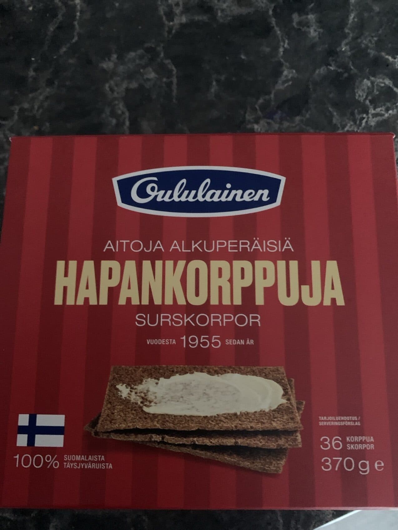 Oululainen Hapankorppuja packshot