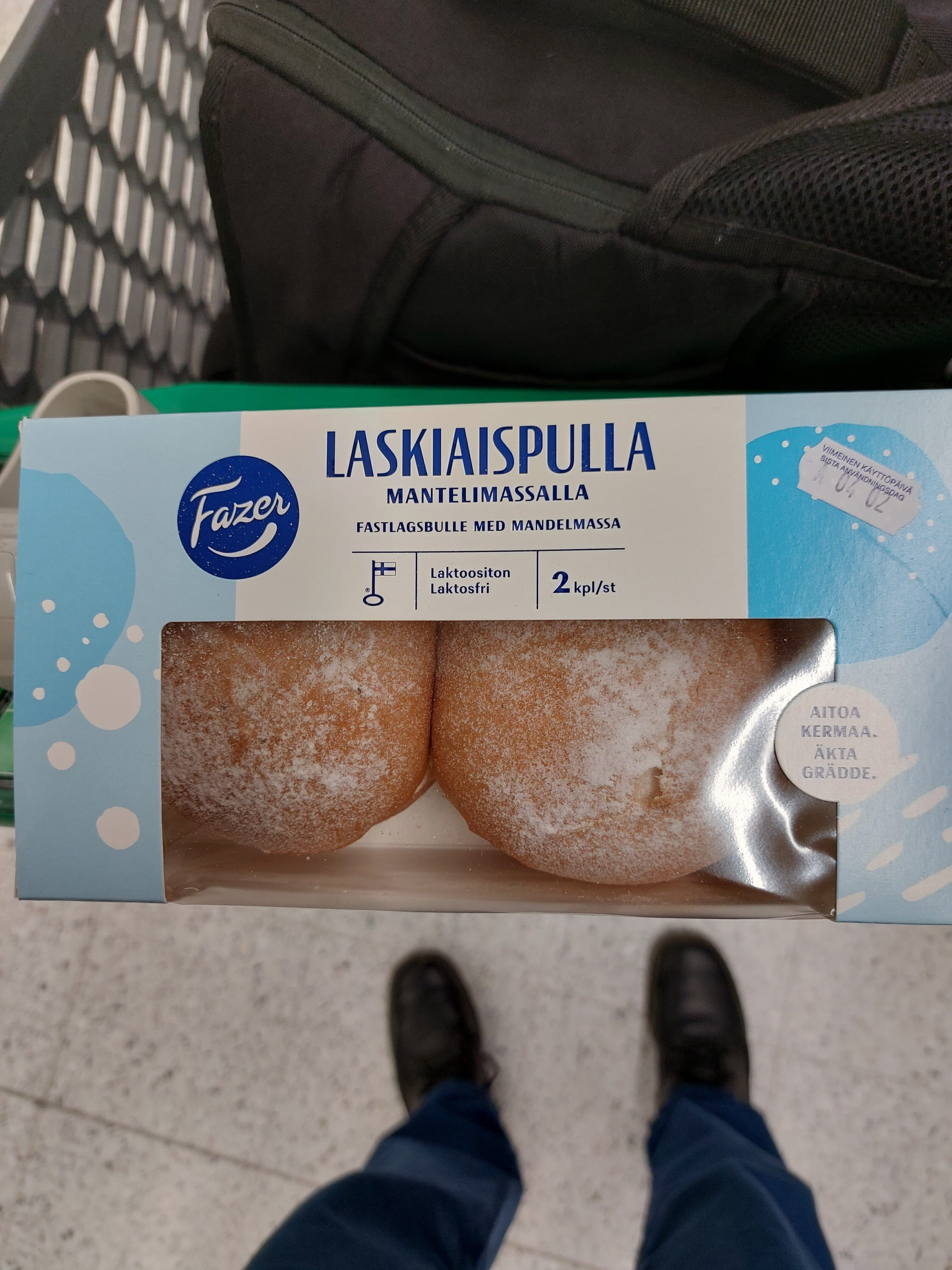 Fazer Laskiaispulla mantelimassalla packshot