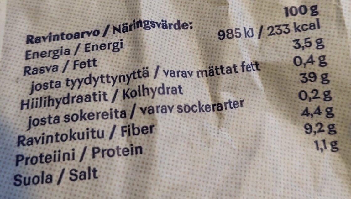 Fazer Leipurit Leipurimestarin Kaura-pellavaleipä packshot