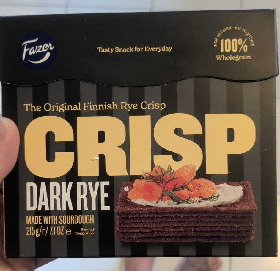 Fazer CRISP DARK RYE packshot