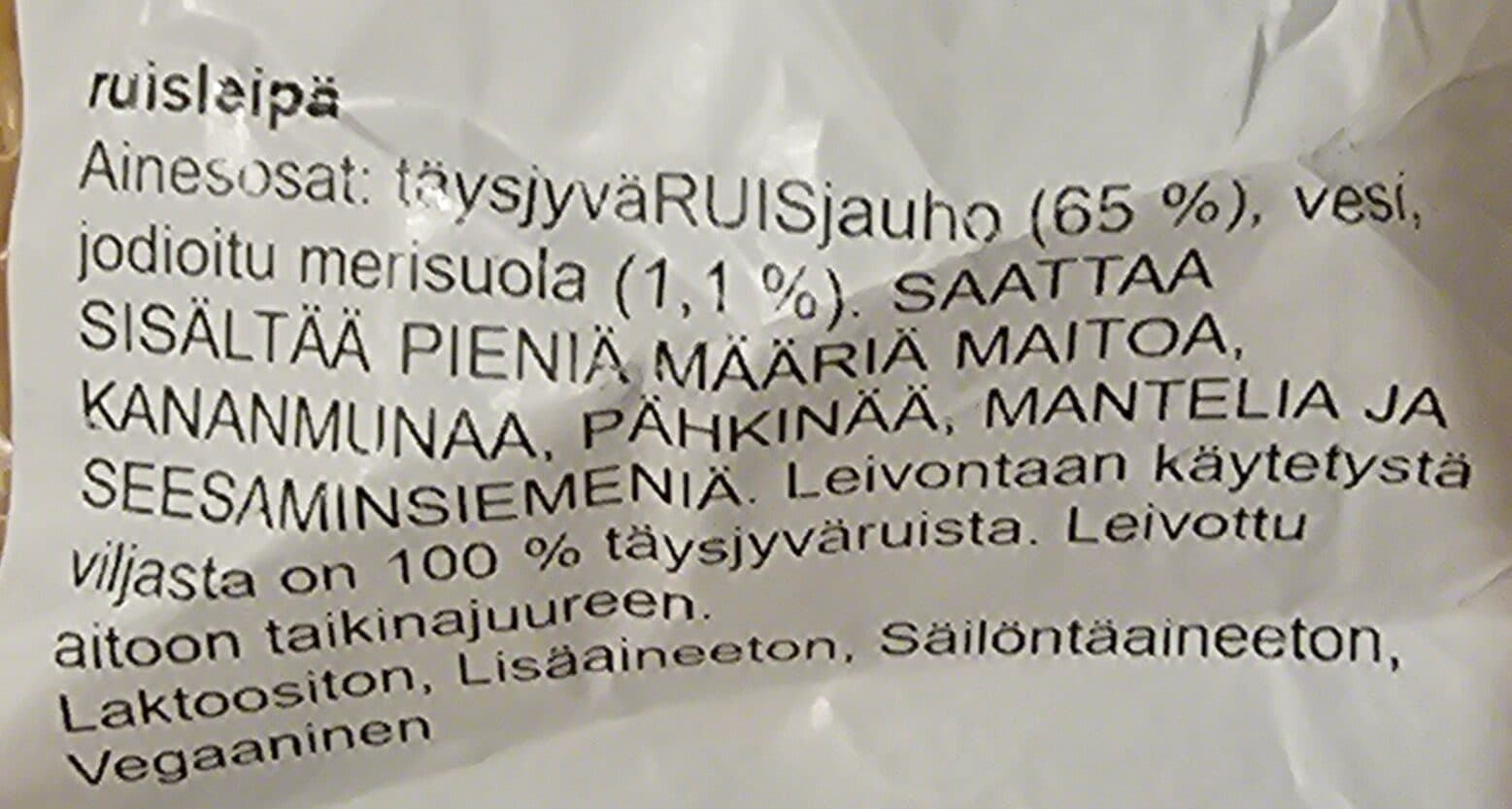 Fazer Ruisvuoka leivinhiivaton packshot
