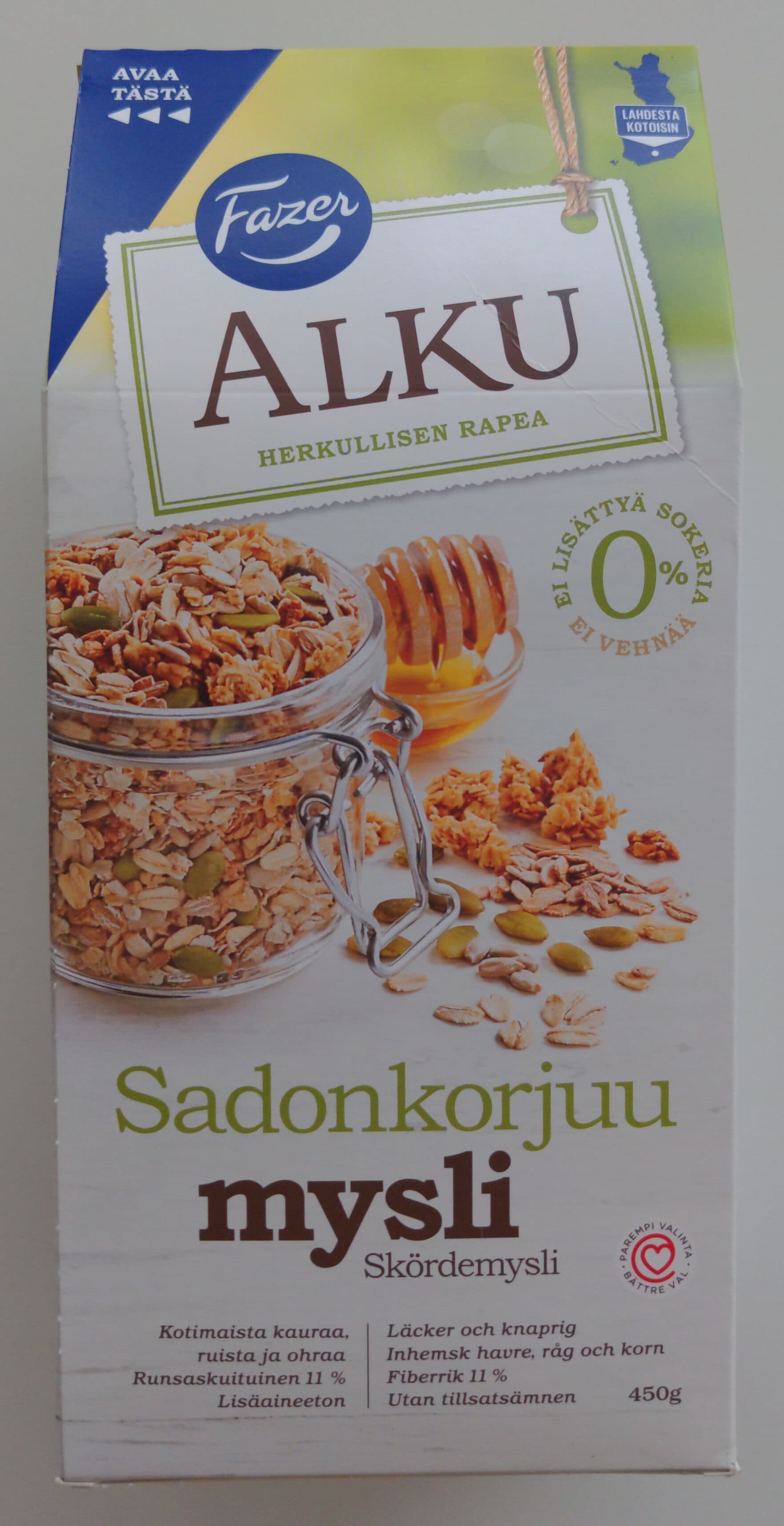 Fazer Muesli Alku packshot
