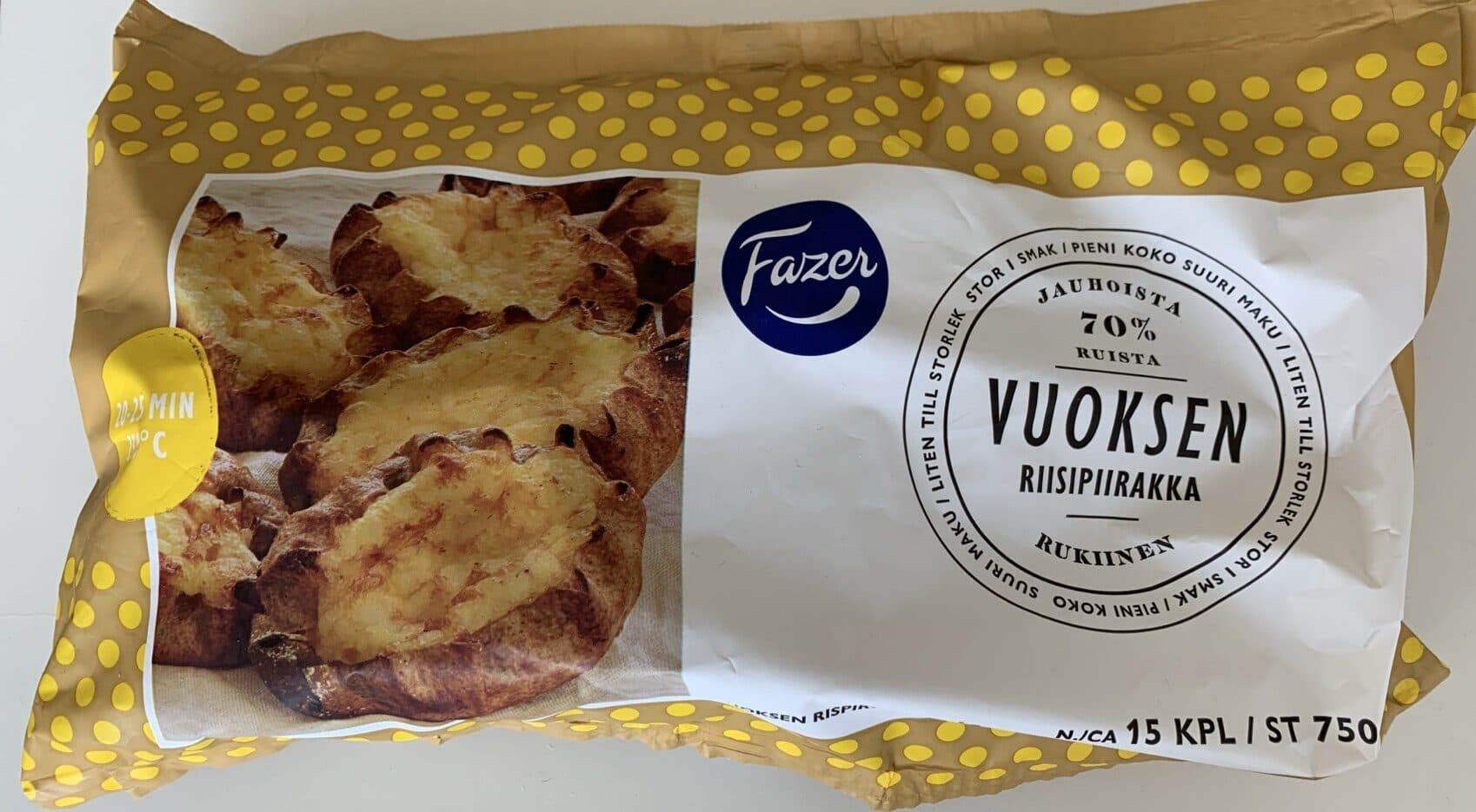 Fazer Vuoksen Riisipiirskks packshot