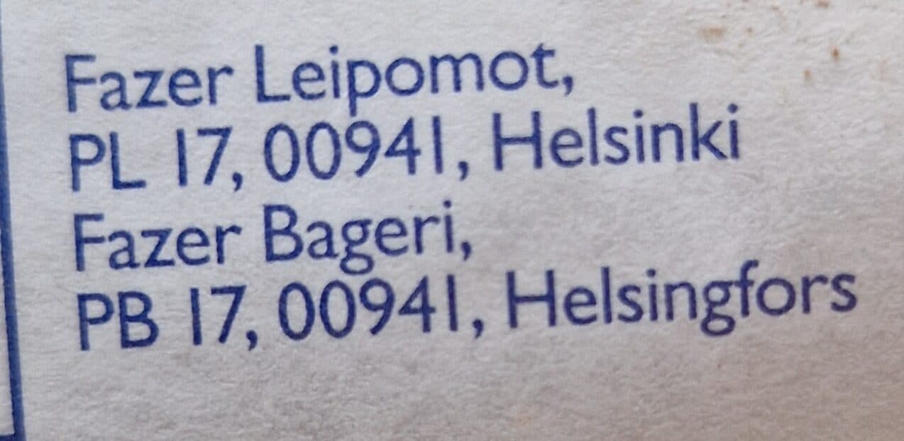 Fazer Vatsaystävällinen hiivatin siemenleipä packshot
