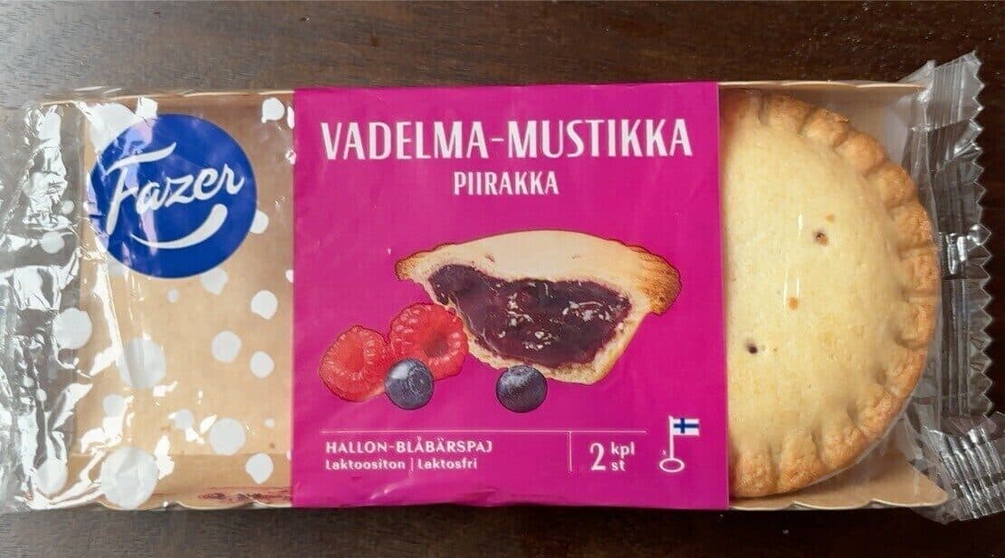 Fazer Vadelma-Mustikka Piiraka packshot