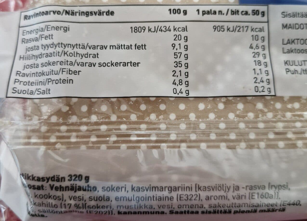 Fazer Mustikkasydän packshot