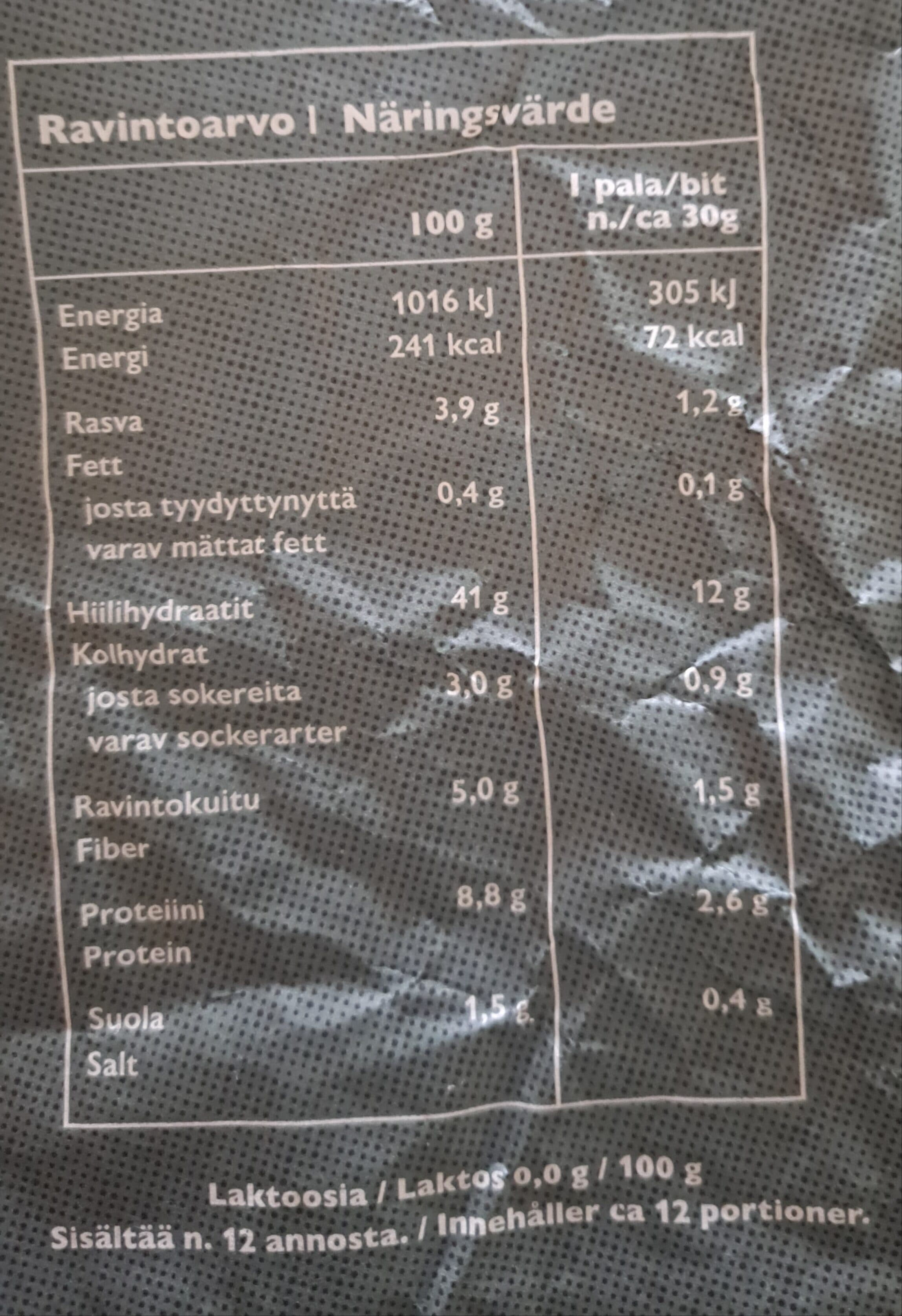 Fazer Moniviljaleipä packshot