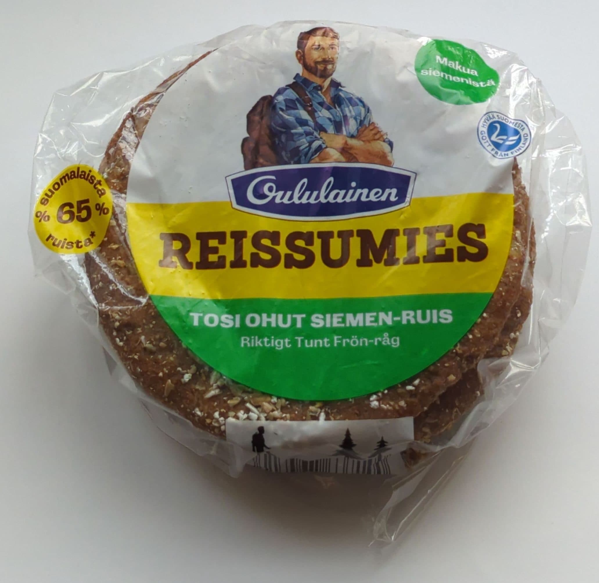 Fazer Reissumies Tosi ohut siemen-ruis packshot