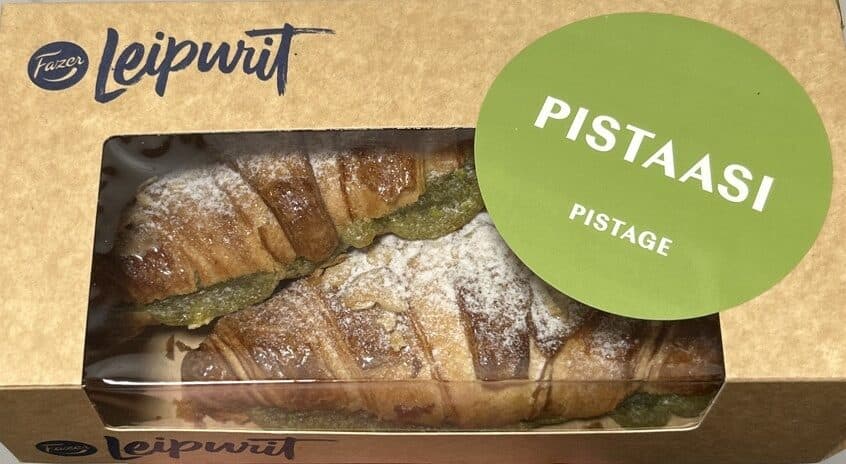 Fazer Leipurit Pistaasi-mantelicroissant packshot