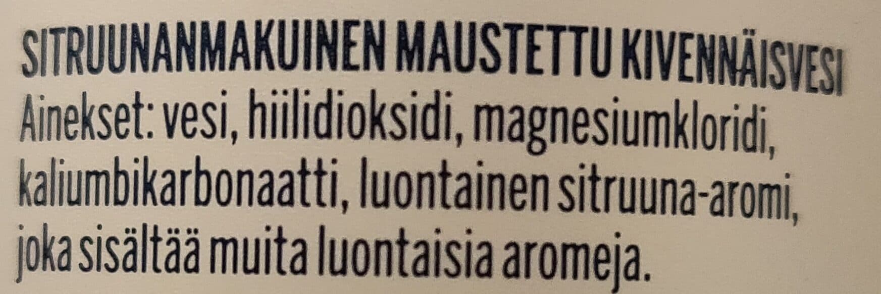 Hartwall Novelle Kivennäisvesi Citronelle packshot