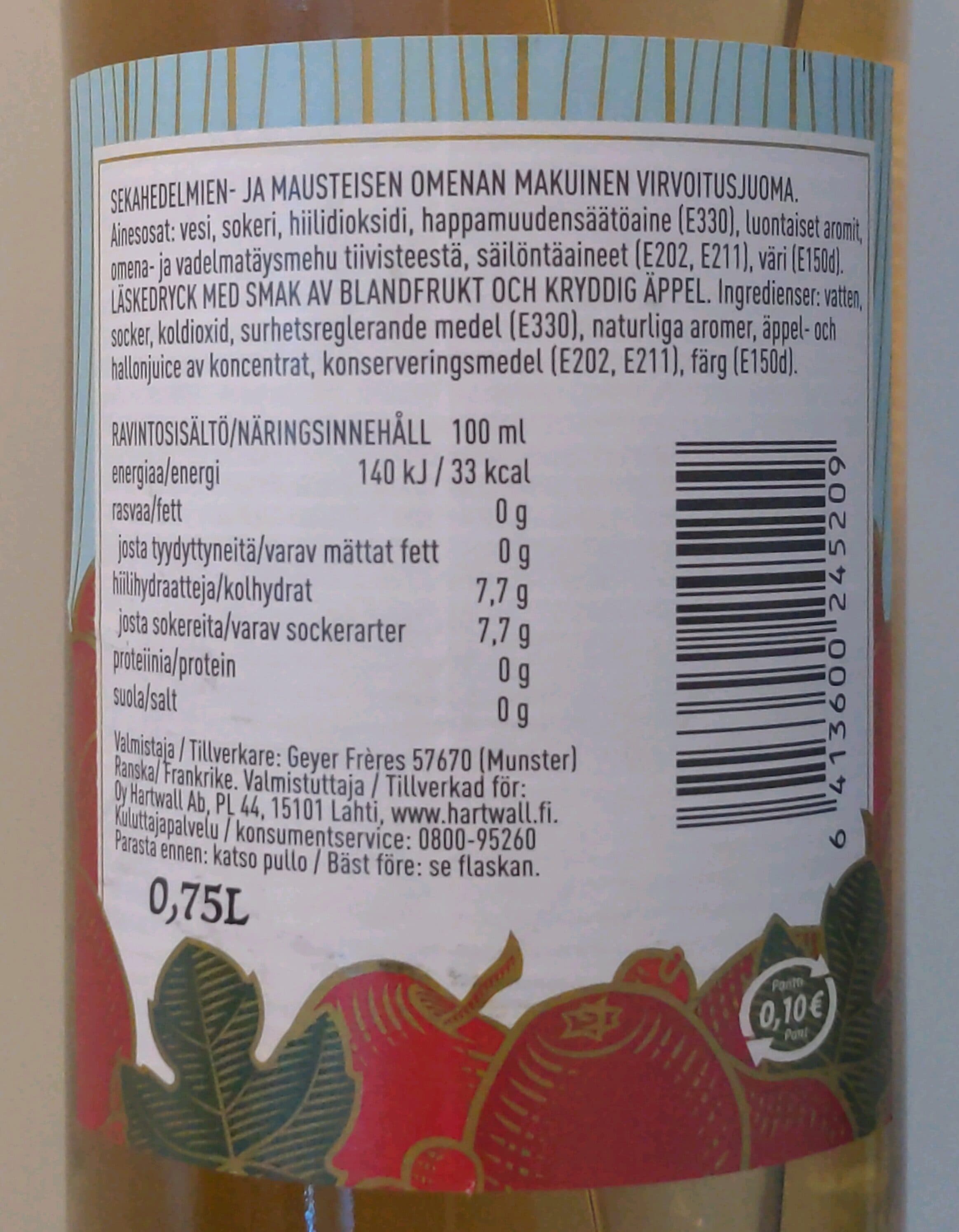 Hartwall Vuosikerta Pommac packshot