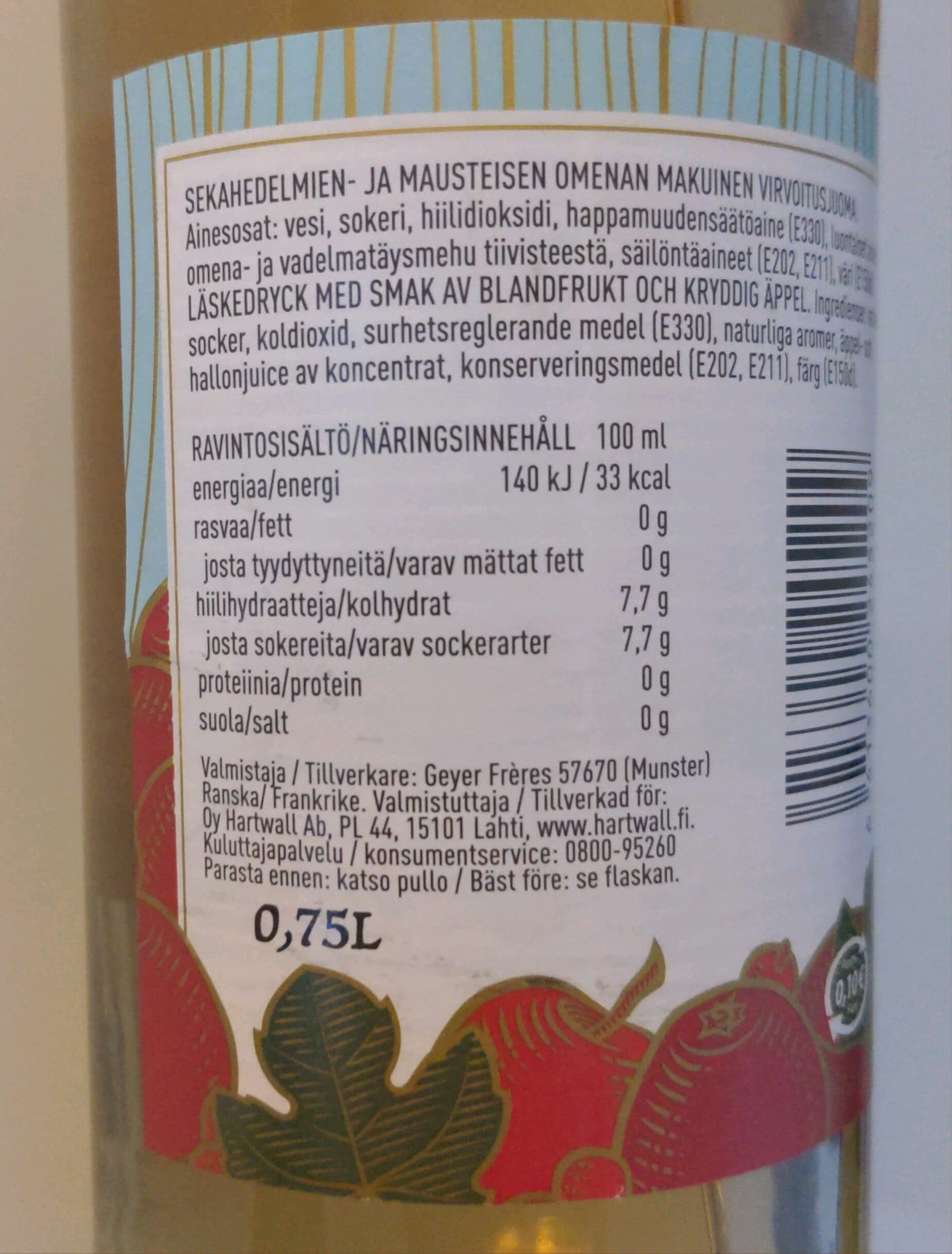 Hartwall Vuosikerta Pommac packshot