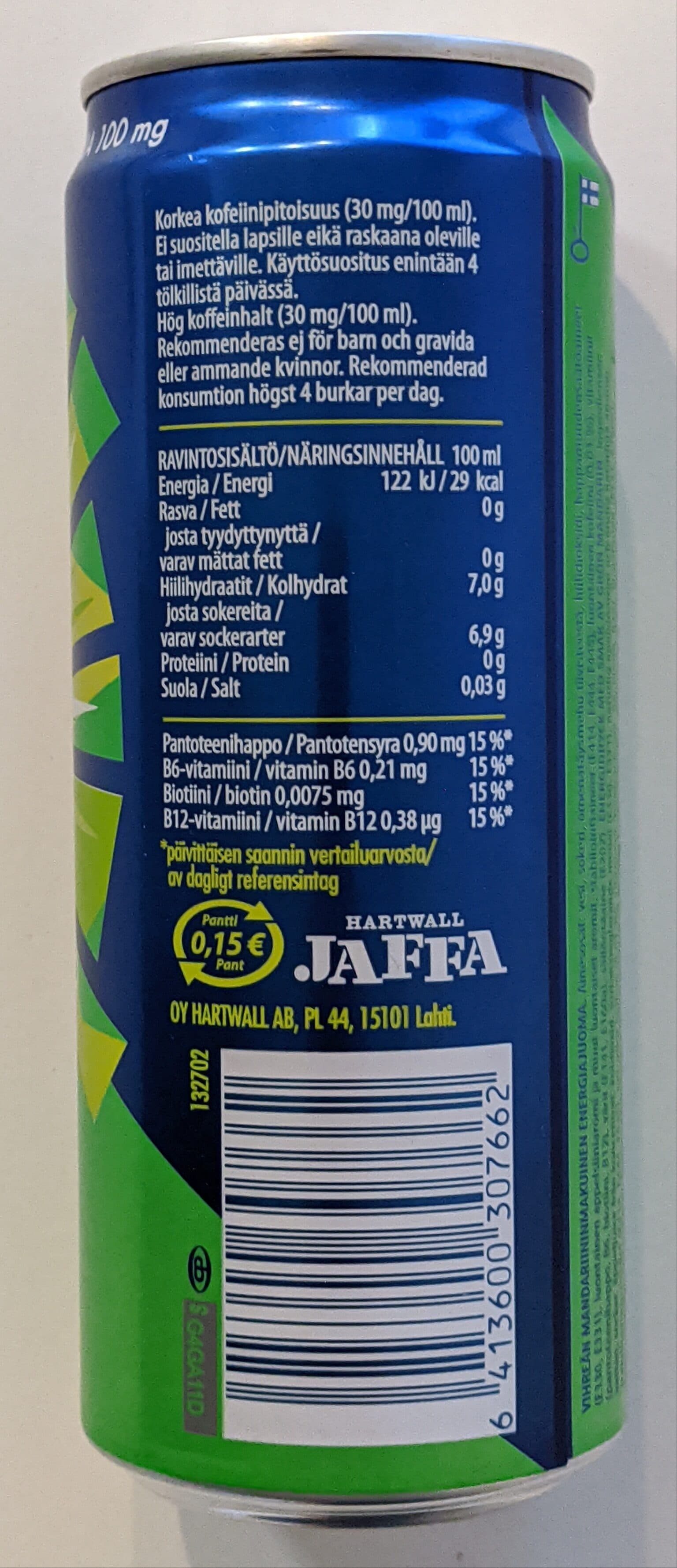 Hartwall Vihreä Mandariini packshot