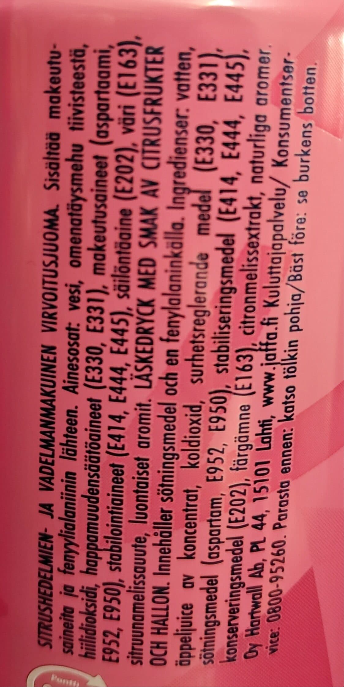 Jaffa Pink lemonade packshot