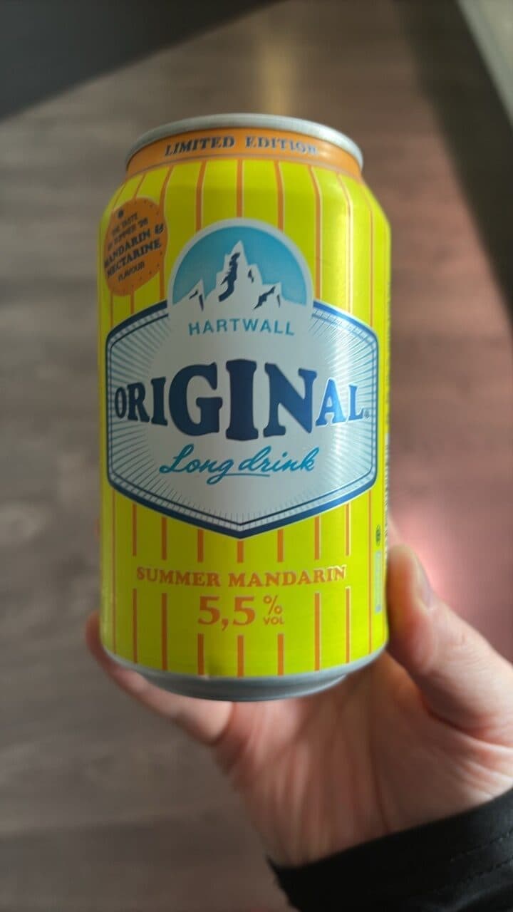 Hartwall Original Long Drink Summer Mandarin packshot