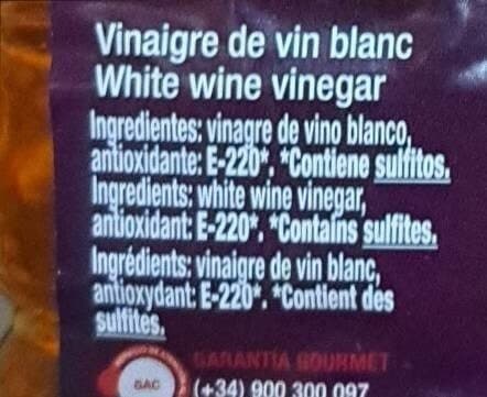 Open Food Facts Vinagre de vino blanco packshot