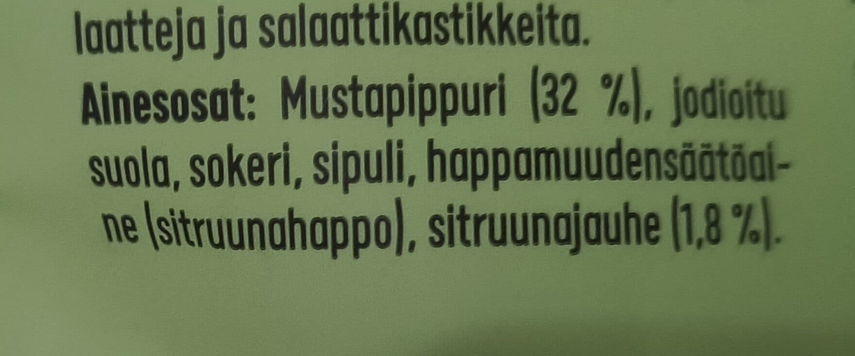 Meira Lemon pepper packshot