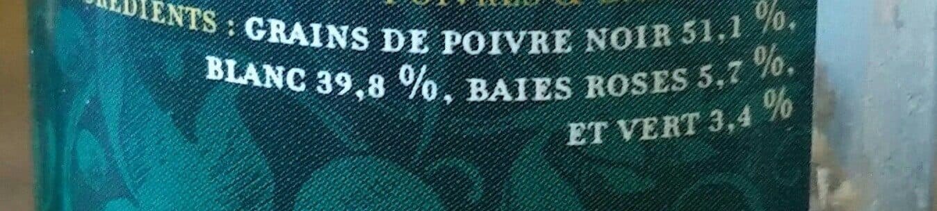 Open Food Facts Poivres & Baies Roses packshot