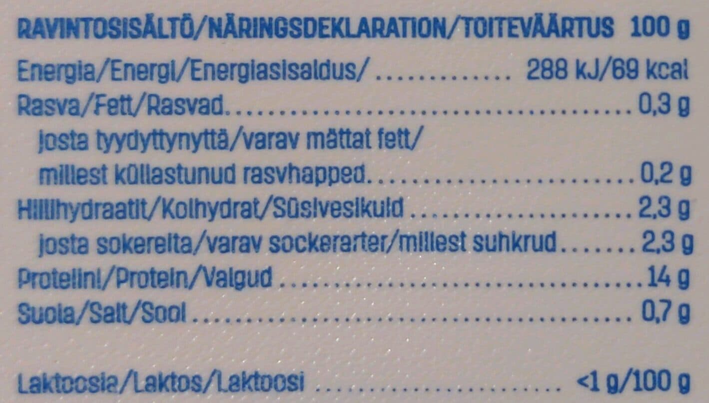 Kotimaista Rasvaton raejuusto packshot