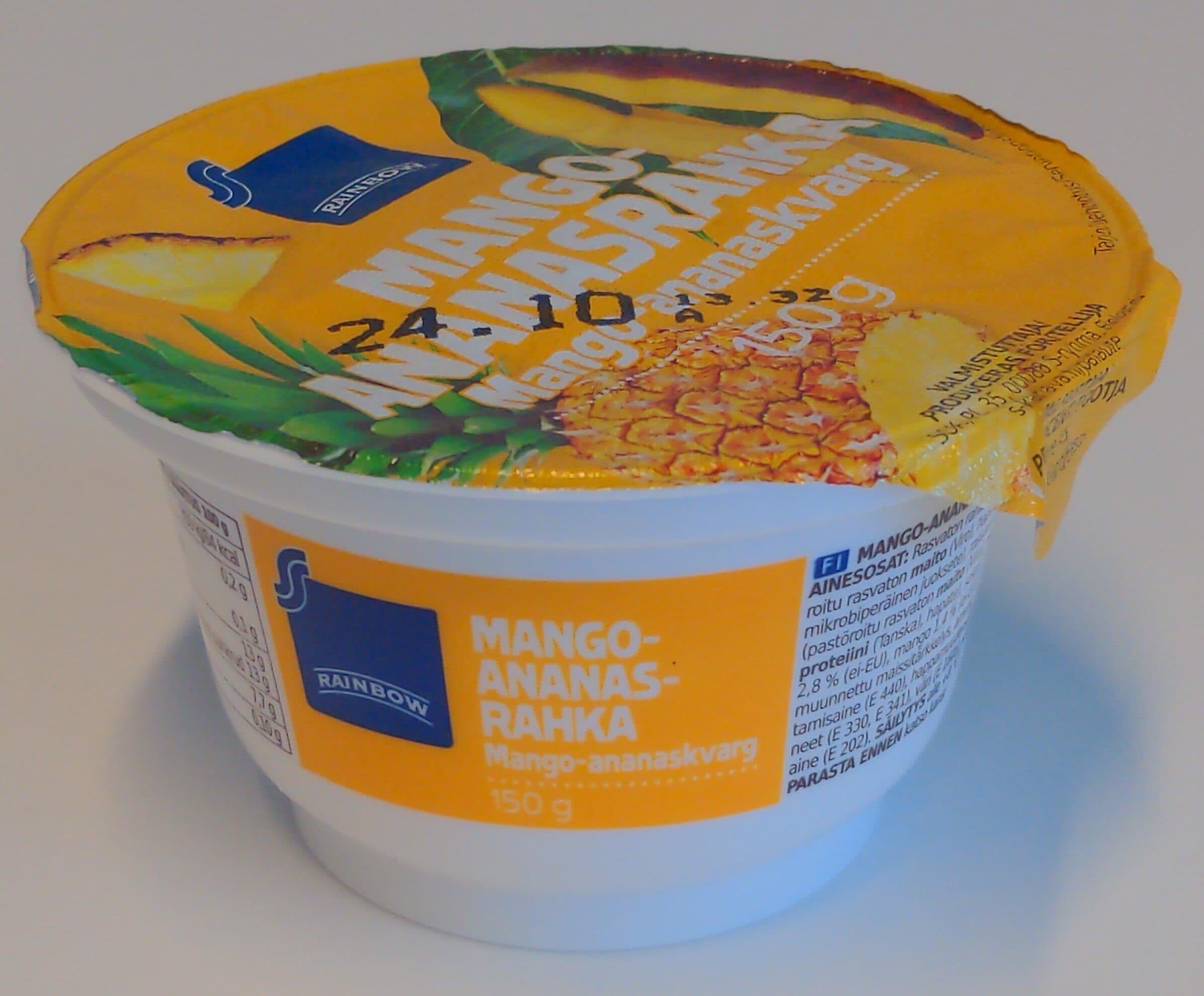 Rainbow Mango-ananasrahka packshot