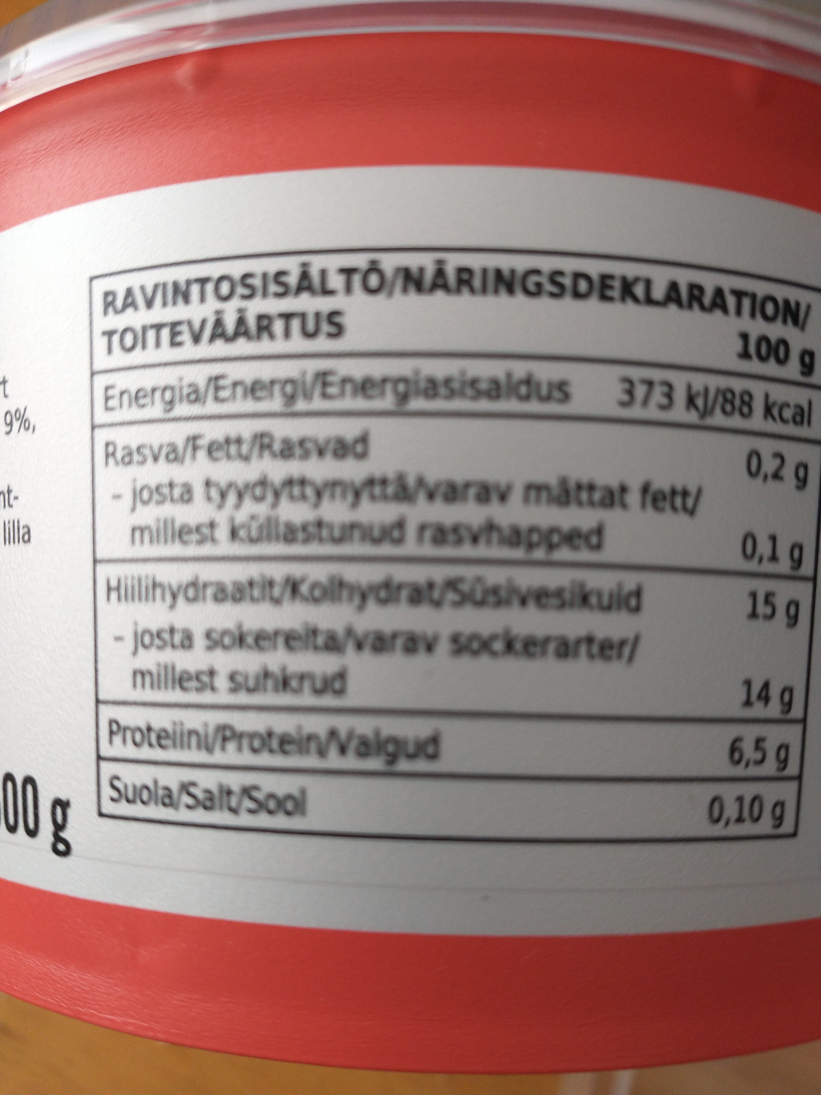 Xtra Xtra Mansikkarahka packshot