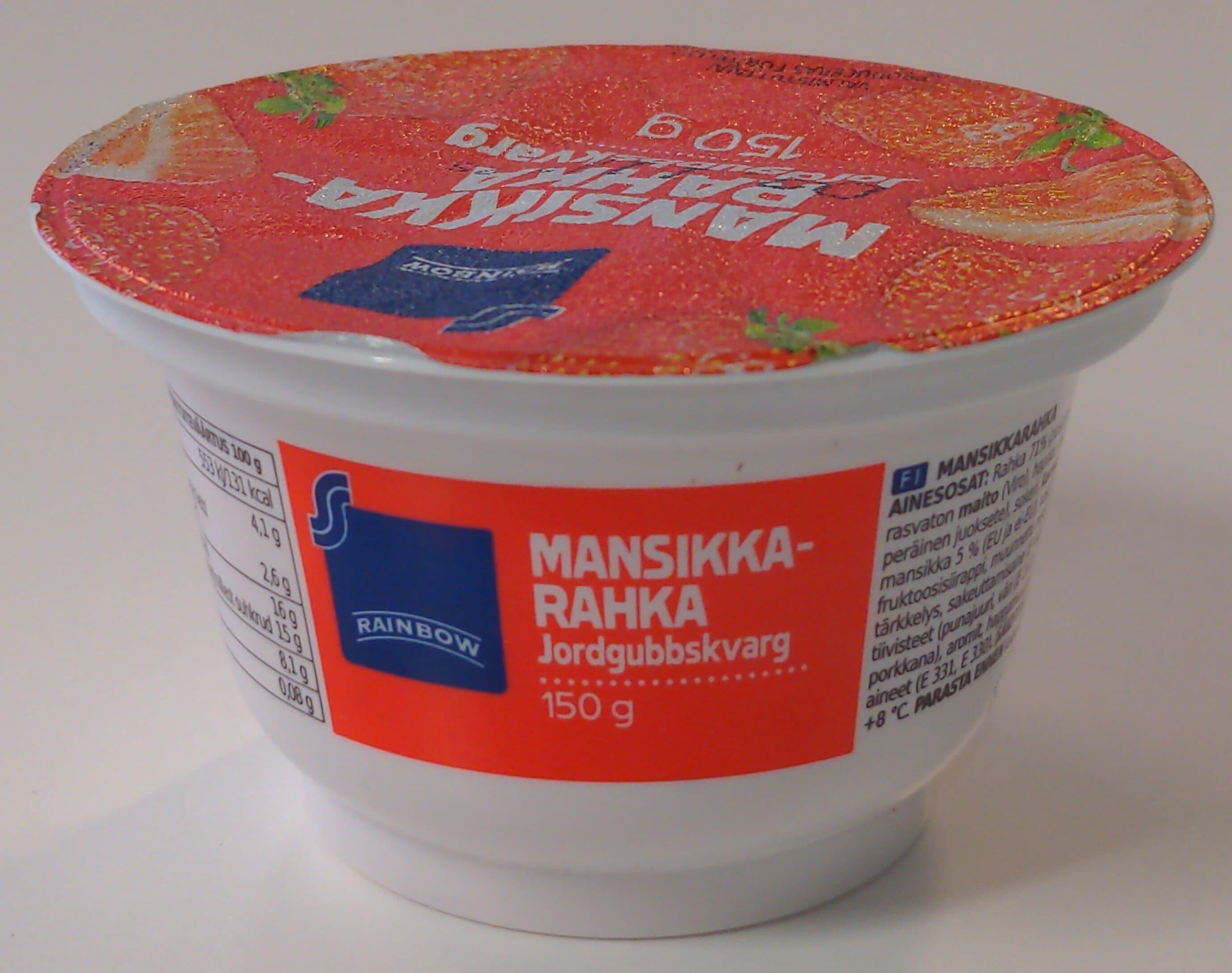 Rainbow Mansikkarahka packshot