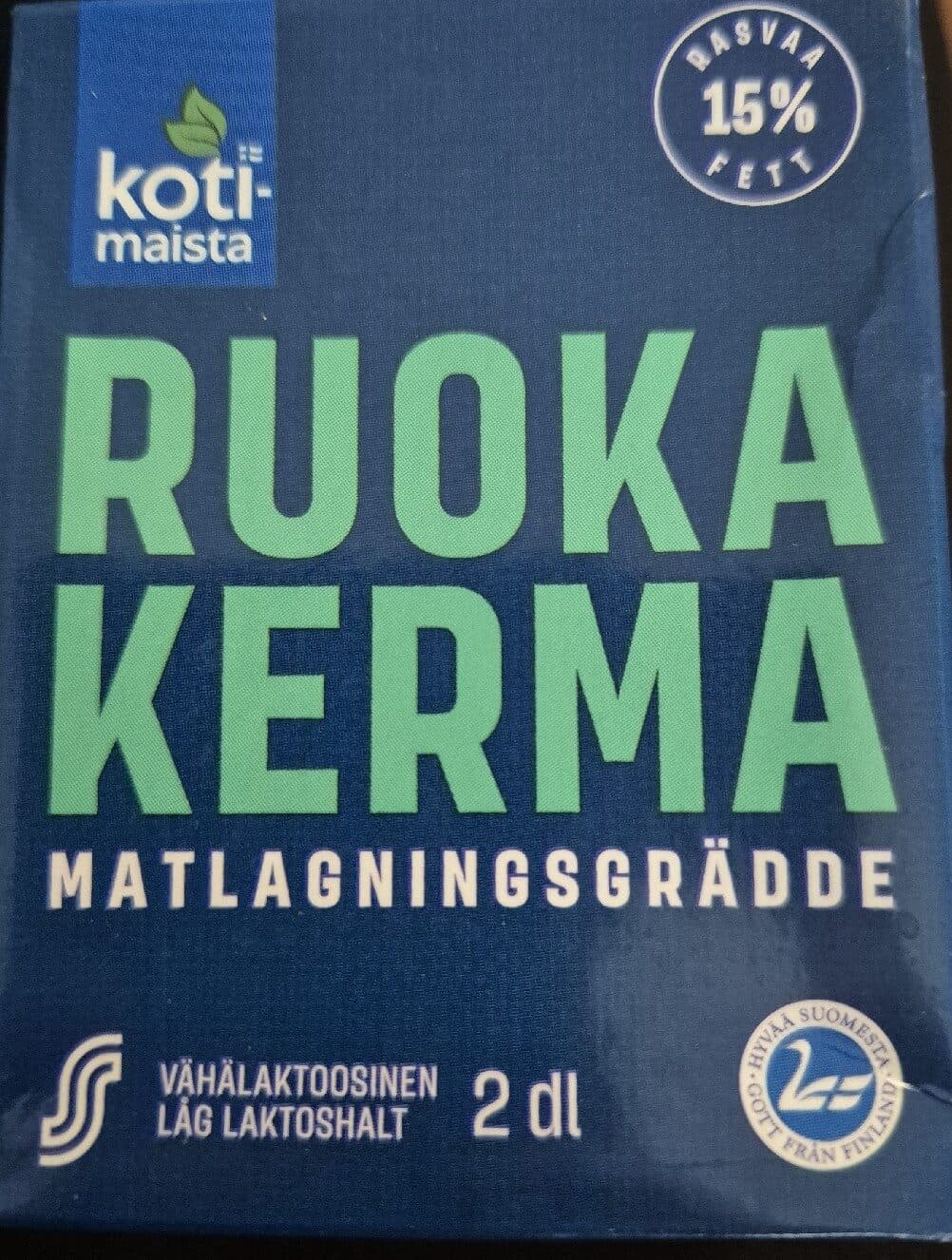 Kotimaista Ruokakerma 15% UHT packshot