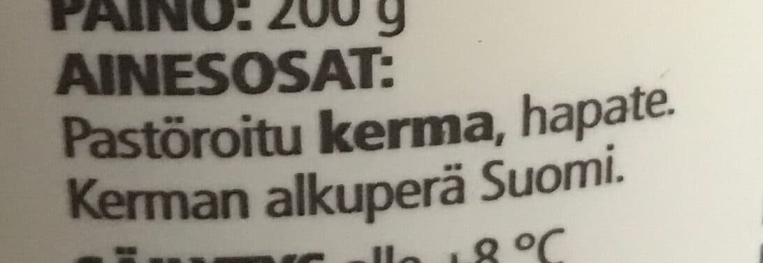 Kotimaista Kermaviili packshot