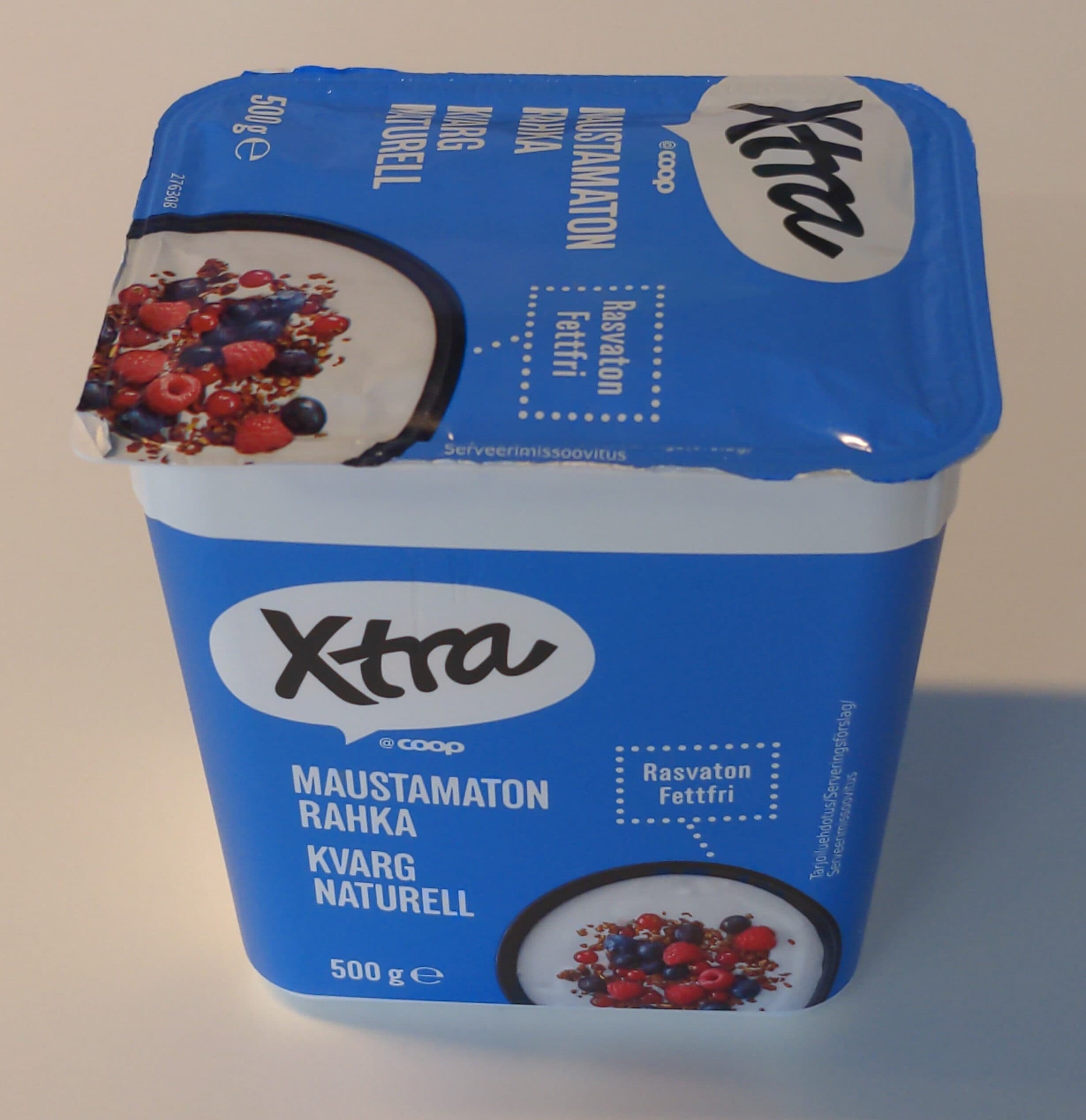 Xtra Maustamaton rahka packshot