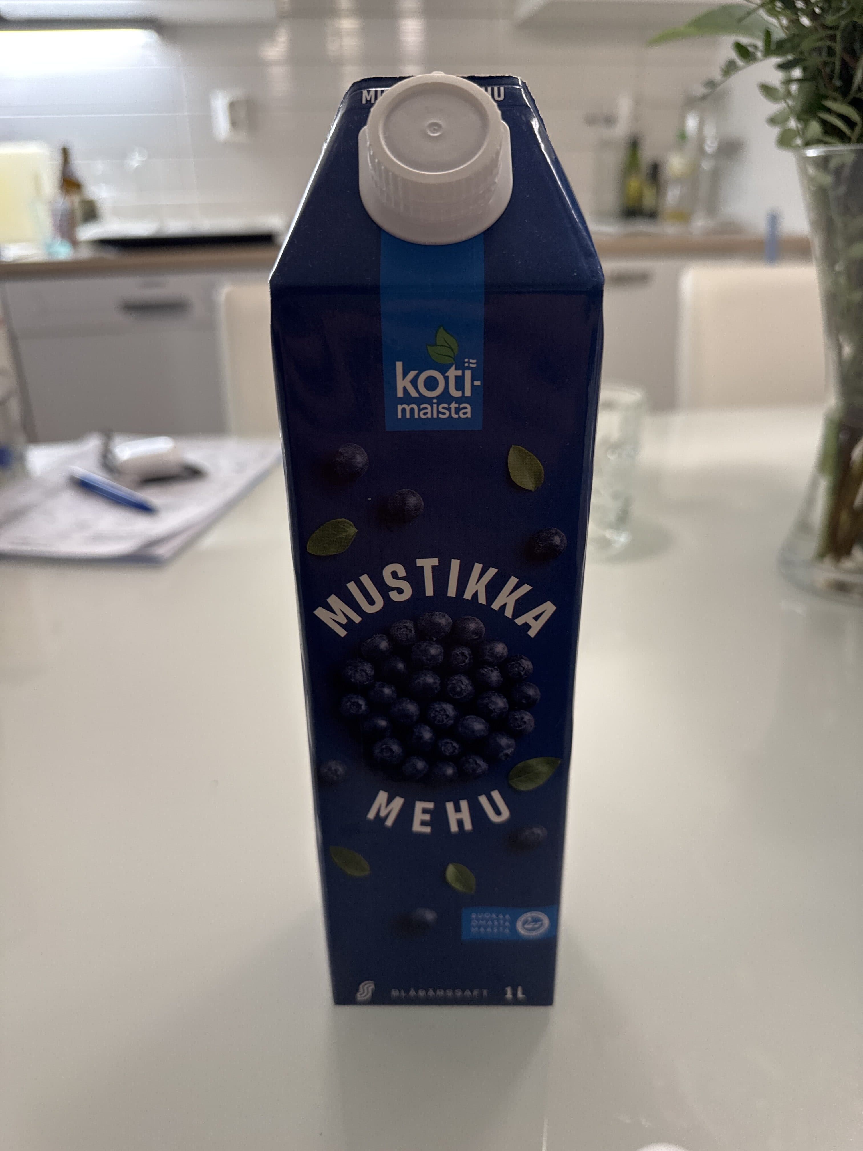 kotimaista Mustikkamehu packshot